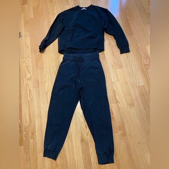 Target JoyLab Sweatpants Joggers and Matching Sweatshirt Black - Picture 1 of 8